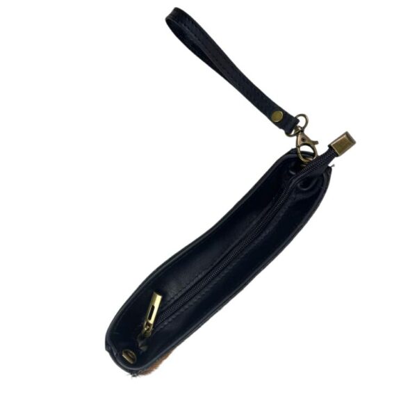 Bolso Bandolera de Piel Italiana con Pelo Natural y Asa Corta para Mujer - Imagen 17