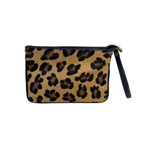 Bolso Bandolera de Piel Italiana con Pelo Natural y Asa Corta para Mujer - Imagen 2