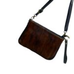 Bolso Bandolera de Piel Italiana con Pelo Natural y Asa Corta para Mujer - Imagen 11