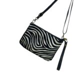 Bolso Bandolera de Piel Italiana con Pelo Natural y Asa Corta para Mujer - Imagen 9