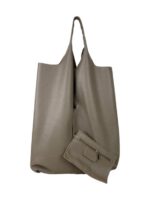 Bolso Shopper Universitario De Piel Italiana con Monedero Extra para Mujer - Imagen 16