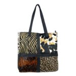 Bolso Shopper de Piel Animal Print con Diseño Exclusivo Mujer - Imagen 8