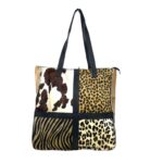 Bolso Shopper de Piel Animal Print con Diseño Exclusivo Mujer - Imagen 12
