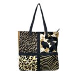 Bolso Shopper de Piel Animal Print con Diseño Exclusivo Mujer - Imagen 4