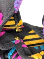 Bolso de Hombro en Lana y Viscosa para Mujer - Imagen 2