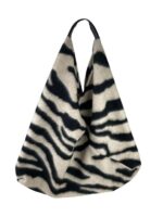 Bolso de Hombro en Lana y Viscosa para Mujer - Imagen 4