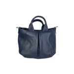 Bolso de Piel Italiana para Mujer con 2 Asas, Cremallera y Tira Bandolera - Imagen 9