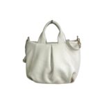 Bolso de Piel Italiana para Mujer con 2 Asas, Cremallera y Tira Bandolera - Imagen 4