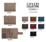 Monedero Sintético Coveri Collection de Mujer con Caja y Tarjetero Extraíble-All- Mayorista España