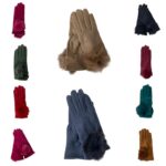 Cómodos Guantes de Mujer con Pompón de Pelito y Bonito Diseño