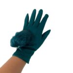 Cómodos Guantes de Mujer con Pompón de Pelito y Bonito Diseño - Imagen 7