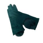 Cómodos Guantes de Mujer con Pompón de Pelito y Bonito Diseño - Imagen 5