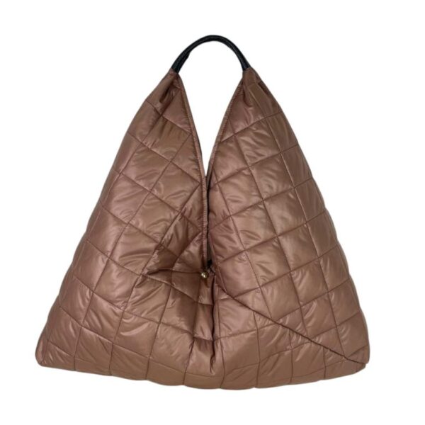 Amplio Bolso Acolchado tipo Hobo de Mujer con Gran Capacidad y Cierre de Botón - Imagen 7