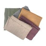 Bufanda de Lana para Mujer con Colores Lisos y Gran Calidad