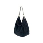 Bolso Hobo Piel de Serraje para Mujer con Asa de Cuero y Gran Capacidad - Imagen 11