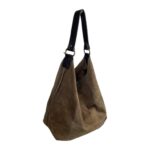 Bolso Hobo Piel de Serraje para Mujer con Asa de Cuero y Gran Capacidad - Imagen 7