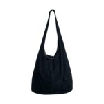 Amplio Bolso de Hombro en Piel de Serraje con Cierre de Cremallera para Mujer - Imagen 4