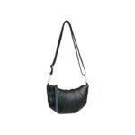 Bolso Bandolera de Mujer en Piel Italiana con Diseño Medialuna y Tira Bandolera - Imagen 8