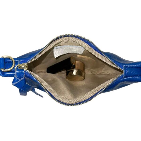 Bolso Bandolera de Mujer en Piel Italiana con Diseño Medialuna y Tira Bandolera - Imagen 14