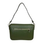 Bolso Bandolera de Piel Italiana con Asa Corta y Bolsillo Trasero para Mujer - Imagen 9