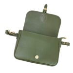 Bolso Bandolera de Piel Italiana con Asa Corta y Bolsillo Trasero para Mujer - Imagen 12