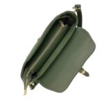 Bolso Bandolera de Piel Italiana con Asa Corta y Bolsillo Trasero para Mujer - Imagen 13