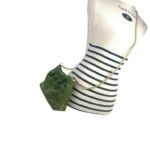 Bolso Bucket de Piel con 2 Asas de Cadena y Cierre de Imán Tipo Botón Mujer - Imagen 13