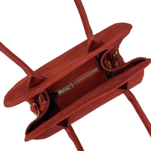 Bolso de Hombro en Piel Italiana con Asas Largas y Tira Bandolera para Mujer - Imagen 21