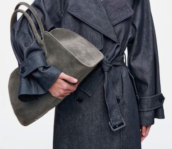Bolso de Hombro en Piel Italiana con Asas Largas y Tira Bandolera para Mujer - Imagen 2