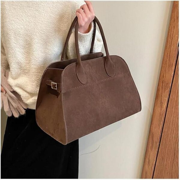 Bolso de Hombro en Piel Italiana con Asas Largas y Tira Bandolera para Mujer - Imagen 3