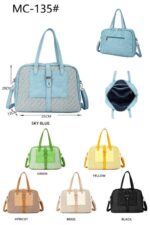 Bolso Sintético de Hombro para Mujer con 2 Asas Largas y Tira Bandolera - Imagen 2