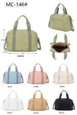 Bolso de Mano Sintético para Mujer con Bolsillo Trasero, Cremallera y Gran Capacidad - Imagen 2