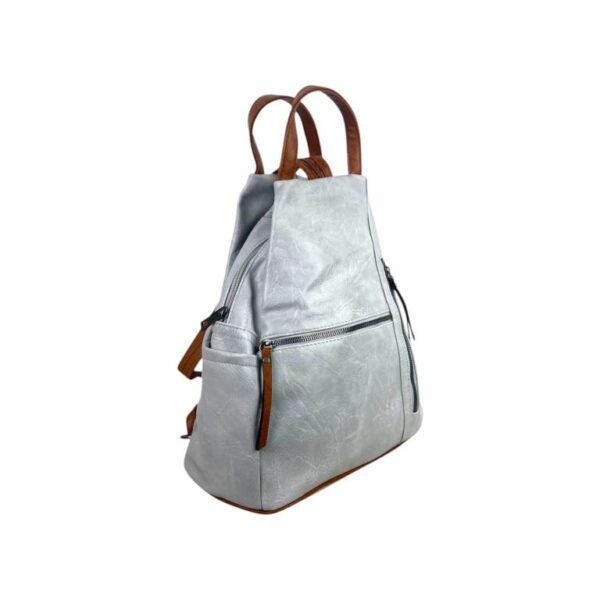 Mochila Antirrobo Sintética de Mujer con Bolsillos Exteriores y Cierre de Cremallera - Imagen 5