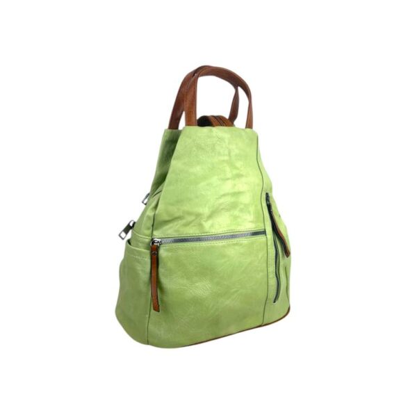 Mochila Antirrobo Sintética de Mujer con Bolsillos Exteriores y Cierre de Cremallera - Imagen 8