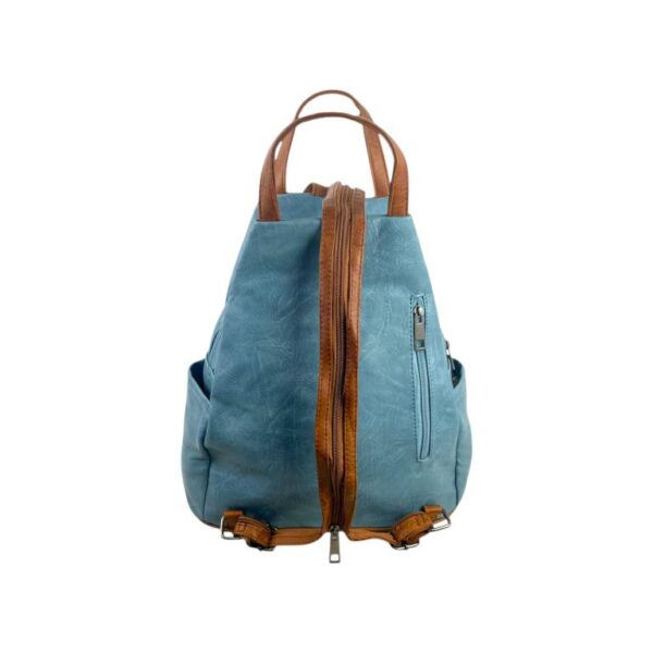 Mochila Antirrobo Sintética de Mujer con Bolsillos Exteriores y Cierre de Cremallera - Imagen 10