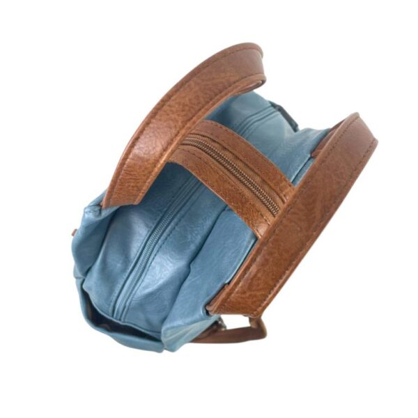 Mochila Antirrobo Sintética de Mujer con Bolsillos Exteriores y Cierre de Cremallera - Imagen 12