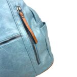 Mochila Antirrobo Sintética de Mujer con Bolsillos Exteriores y Cierre de Cremallera - Imagen 13