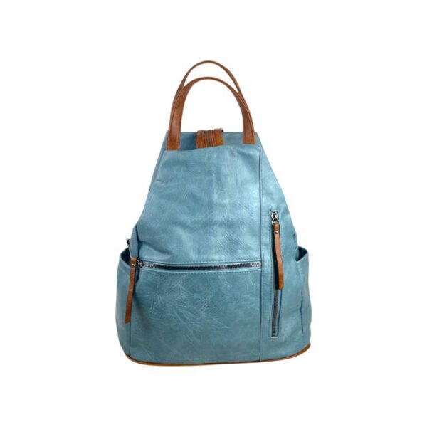 Mochila Antirrobo Sintética de Mujer con Bolsillos Exteriores y Cierre de Cremallera - Imagen 16