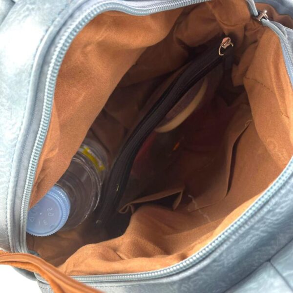 Mochila Antirrobo Sintética de Mujer con Bolsillos Exteriores y Cierre de Cremallera - Imagen 18