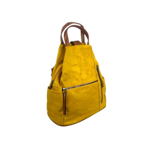 Mochila Antirrobo Sintética de Mujer con Bolsillos Exteriores y Cierre de Cremallera - Imagen 4