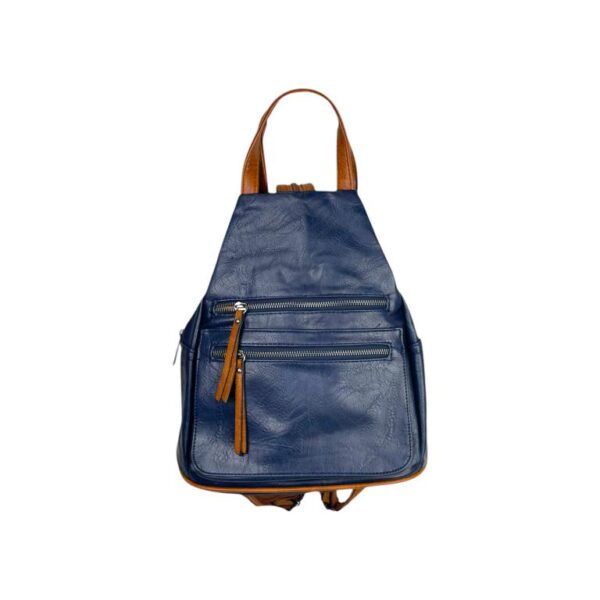 Mochila Antirobo Sintética de Mujer con 3 Bolsillos Exteriores y Cierre de Cremallera - Imagen 9