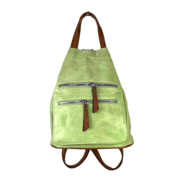 Mochila Antirobo Sintética de Mujer con 3 Bolsillos Exteriores y Cierre de Cremallera - Imagen 7