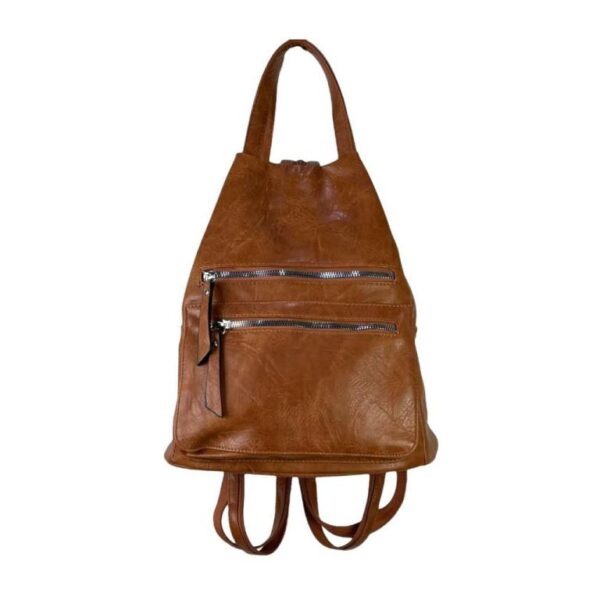 Mochila Antirobo Sintética de Mujer con 3 Bolsillos Exteriores y Cierre de Cremallera - Imagen 10