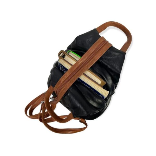 Mochila Antirobo Sintética de Mujer con 3 Bolsillos Exteriores y Cierre de Cremallera - Imagen 13