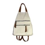 Mochila Antirobo Sintética de Mujer con 3 Bolsillos Exteriores y Cierre de Cremallera - Imagen 2