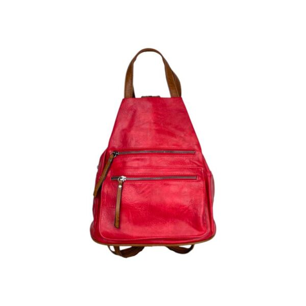 Mochila Antirobo Sintética de Mujer con 3 Bolsillos Exteriores y Cierre de Cremallera - Imagen 5