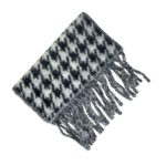 Bonita Bufanda de Lana y Cashmere para Mujer con Diseño Pico de Gallo - Imagen 3