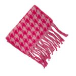 Bonita Bufanda de Lana y Cashmere para Mujer con Diseño Pico de Gallo - Imagen 5