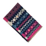 Cómoda Bufanda de Lana con Precioso Diseño y Colores de Mujer - Imagen 6