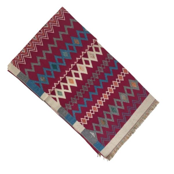 Cómoda Bufanda de Lana con Precioso Diseño y Colores de Mujer - Imagen 10